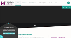 Desktop Screenshot of macintyreacademies.org